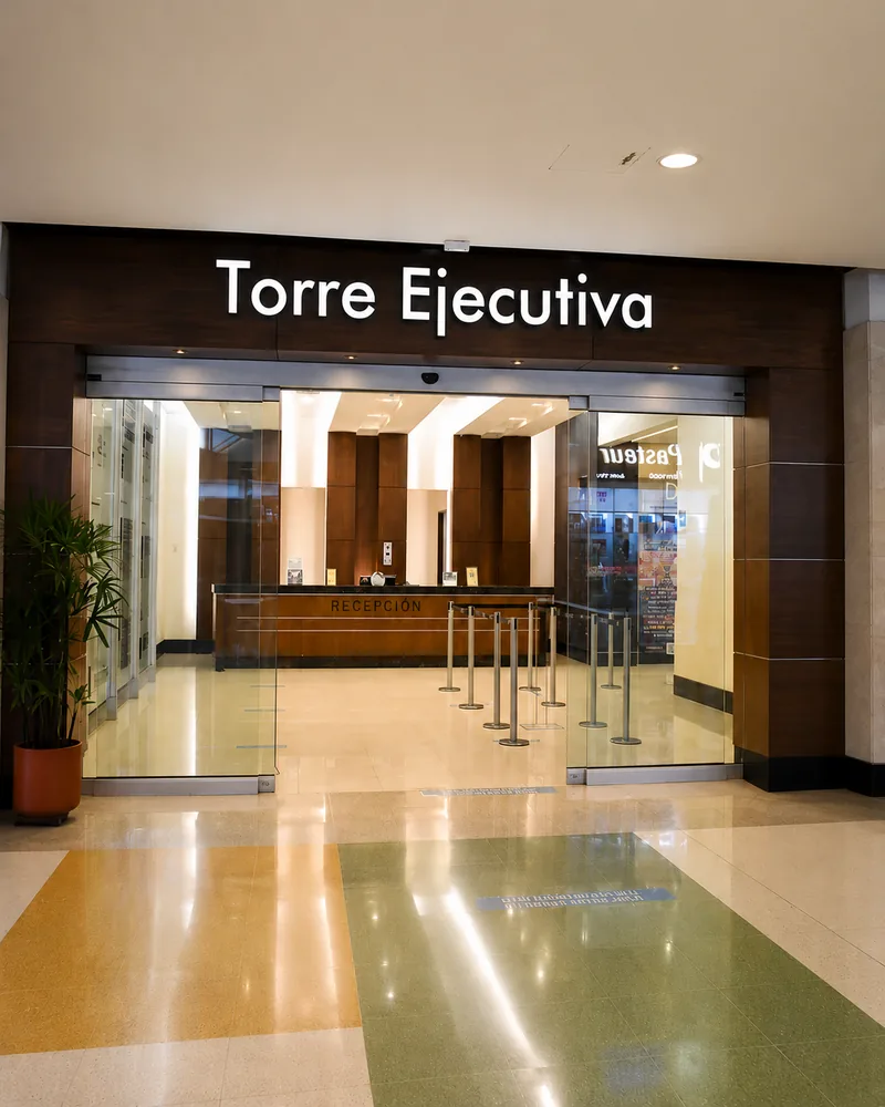 Recepción de la Torre Ejecutiva, CC Los Molinos